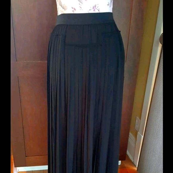 New BCBG Pleated Paneled Maxi Skirt - Picture 4 of 4